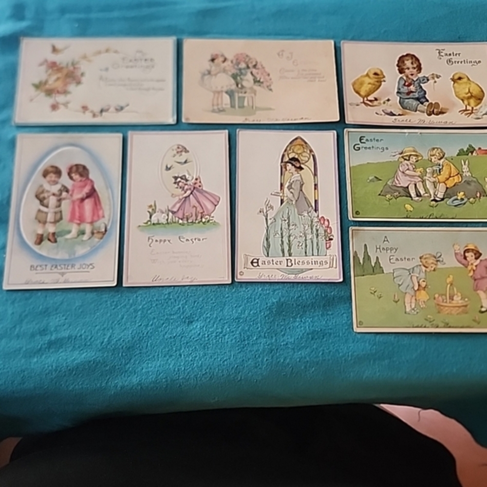 Antique Easter Greeting Cards 1906-1912